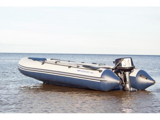 Моторно-гребневая надувная лодка Групер (фото)