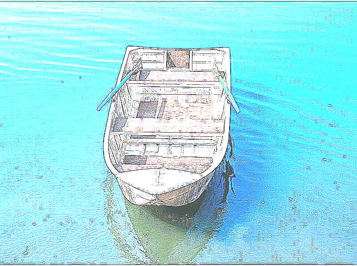 Лодка из алюминия (рисунок)