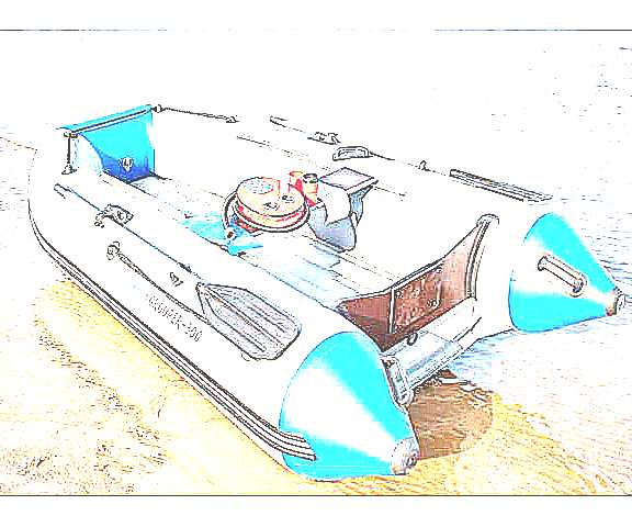 Надувная лодка Групер